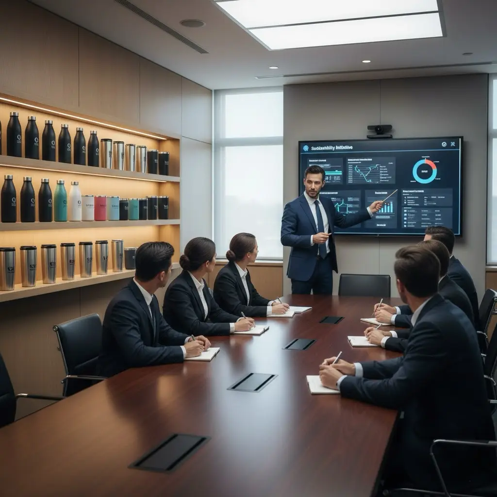 Premium engraved water bottles for corporate buyers