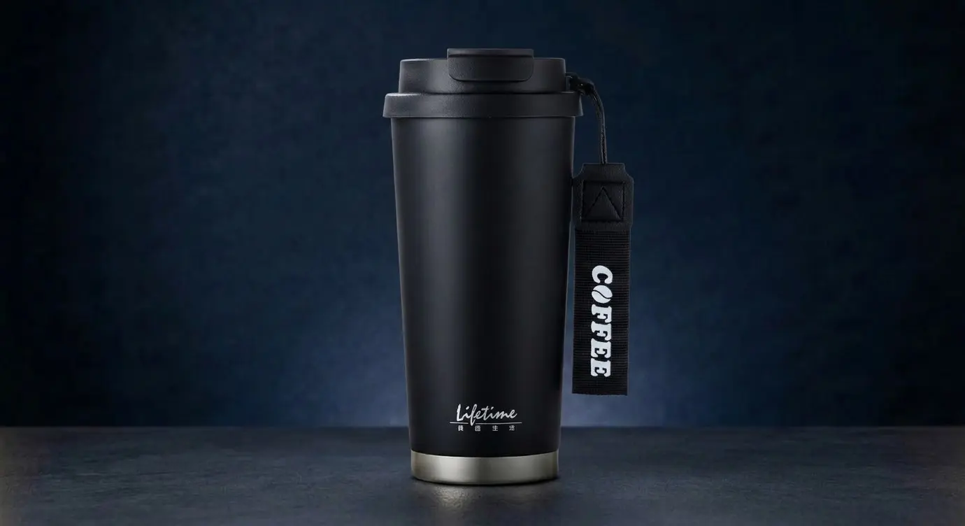12 oz 16 oz Travel Coffee Mug – Leak-Proof Stainless Steel